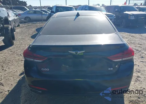 2017 Genesis G80 3.8 z USA, uszkodzony, nr VIN KMHGN4JE8HU171757